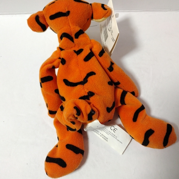 The Disney Store Mini Bean Bag Tigger 9" Plush Stuffed Animal Toy - Picture 5 of 8